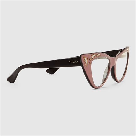 gucci seeing eye glasses|cat eye glasses gucci.